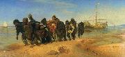 Ilya Repin Burlaks on Volga,